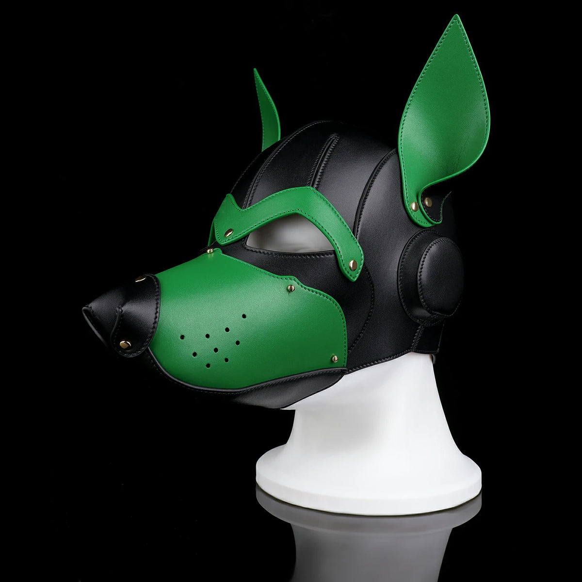 Puppy Play Hood – Adjustable BDSM Animal Mask