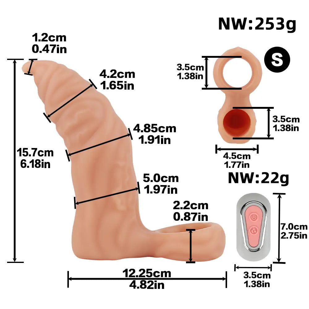 Python Constrictor Wild Beast Vibrating Penis Sleeve