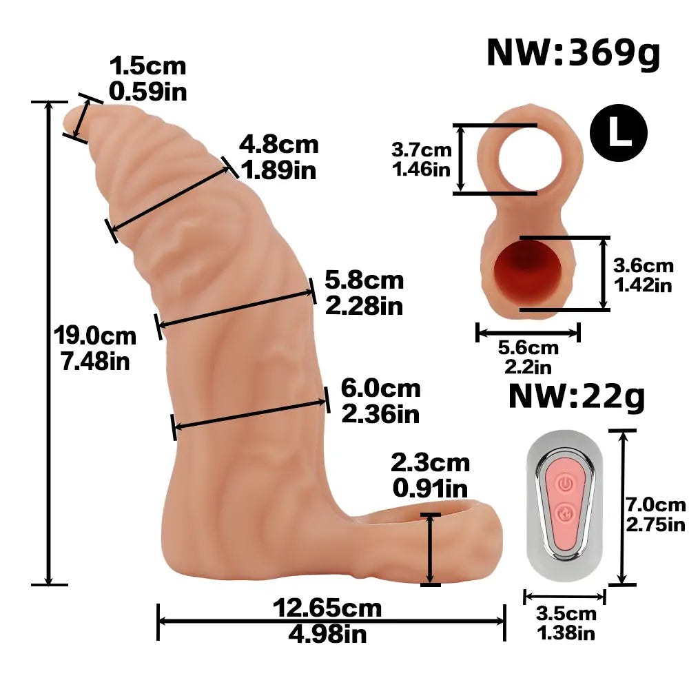 Python Constrictor Wild Beast Vibrating Penis Sleeve