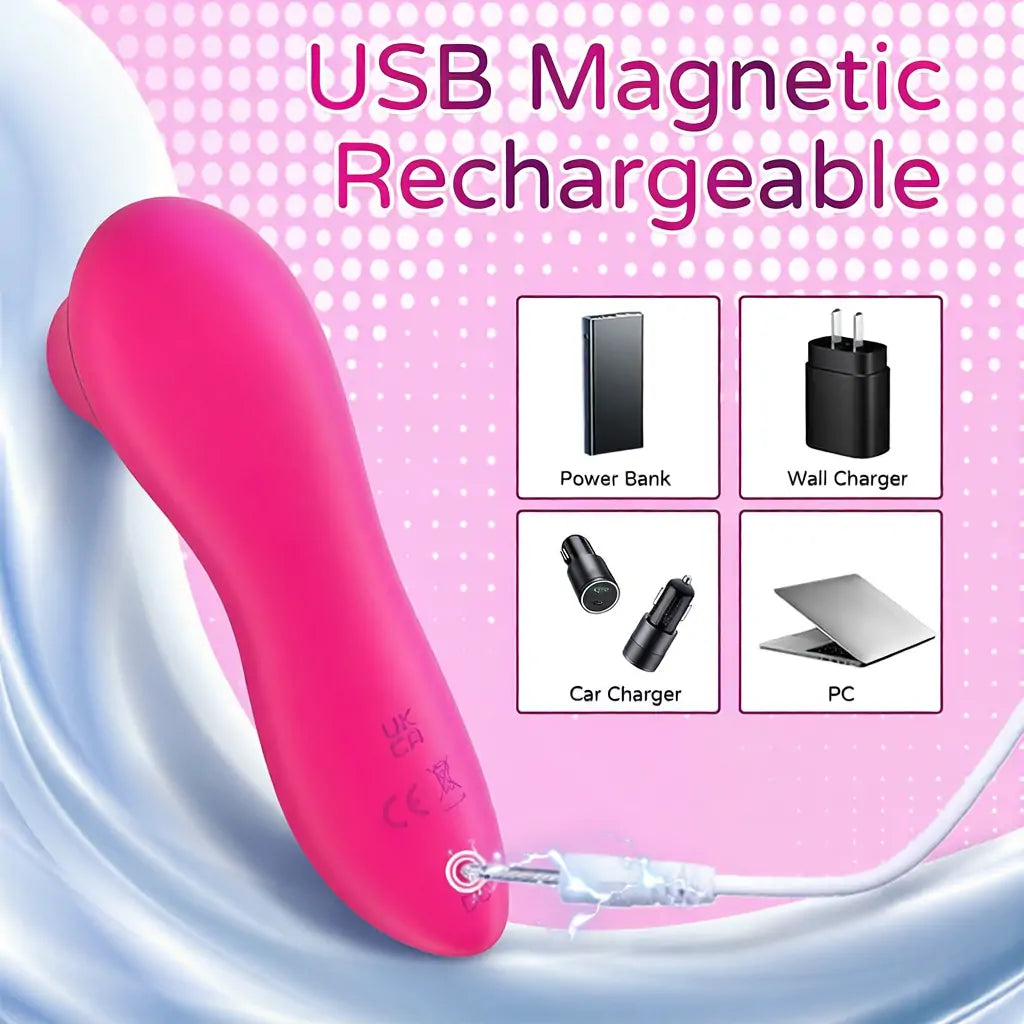 Quiet Clit Vibrator - Soft Suction Modes