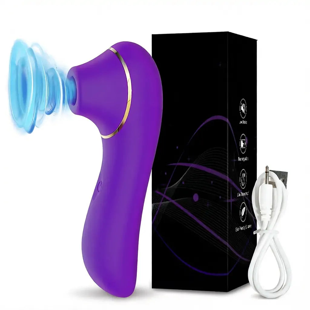 Quiet Clit Vibrator - Soft Suction Modes