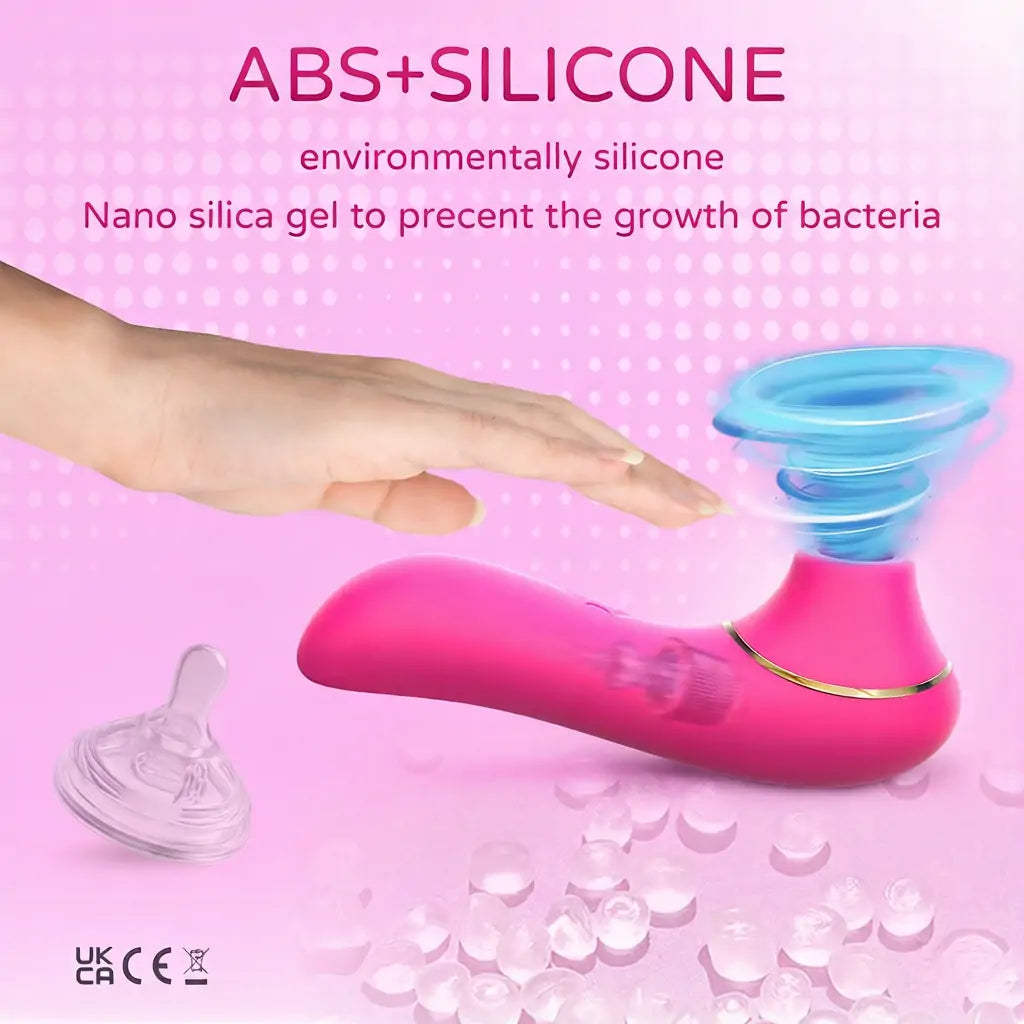 Quiet Clit Vibrator - Soft Suction Modes