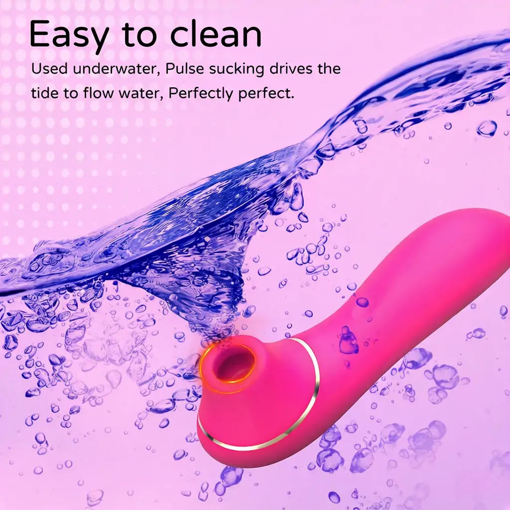 Quiet Clit Vibrator - Soft Suction Modes