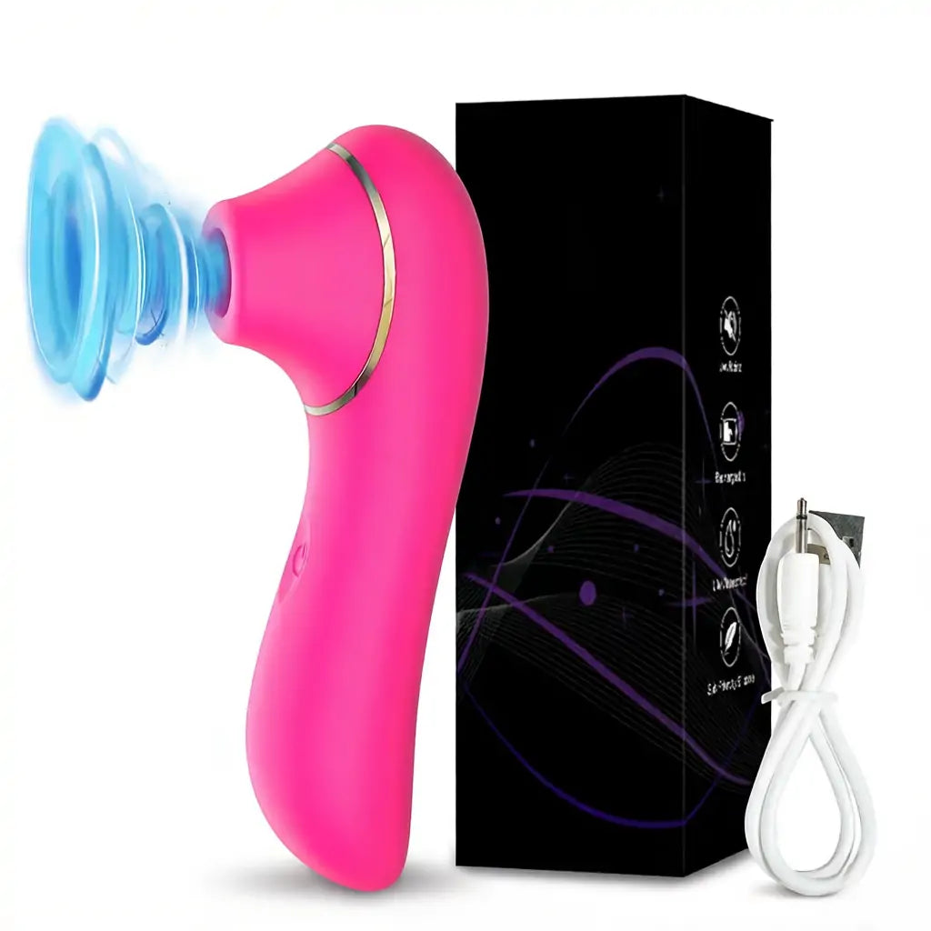 Quiet Clit Vibrator - Soft Suction Modes