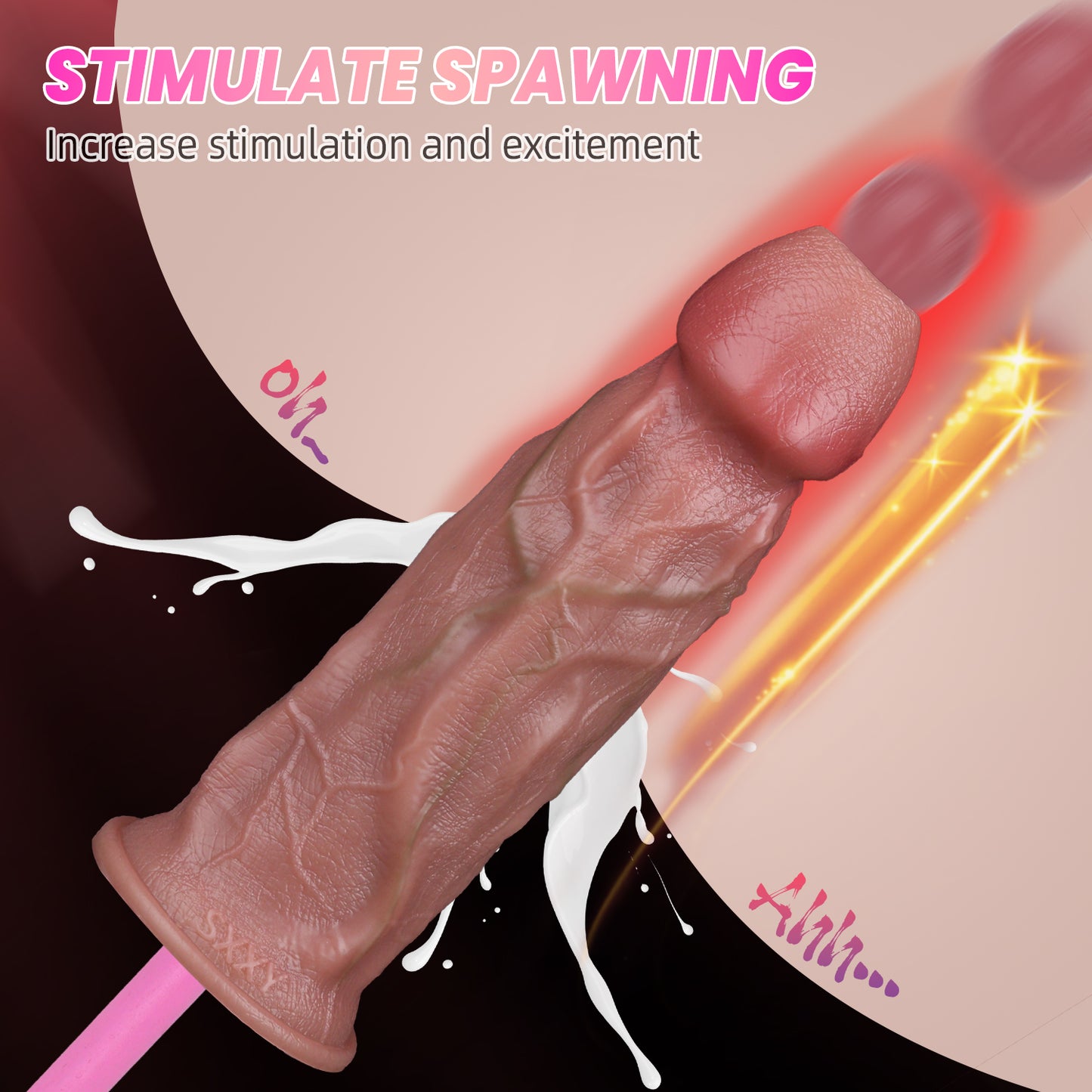 RealFeel Manual Ovipositor Dildo 8 Inches