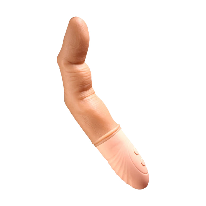 Realistic Curved G-Spot Finger Vibrator