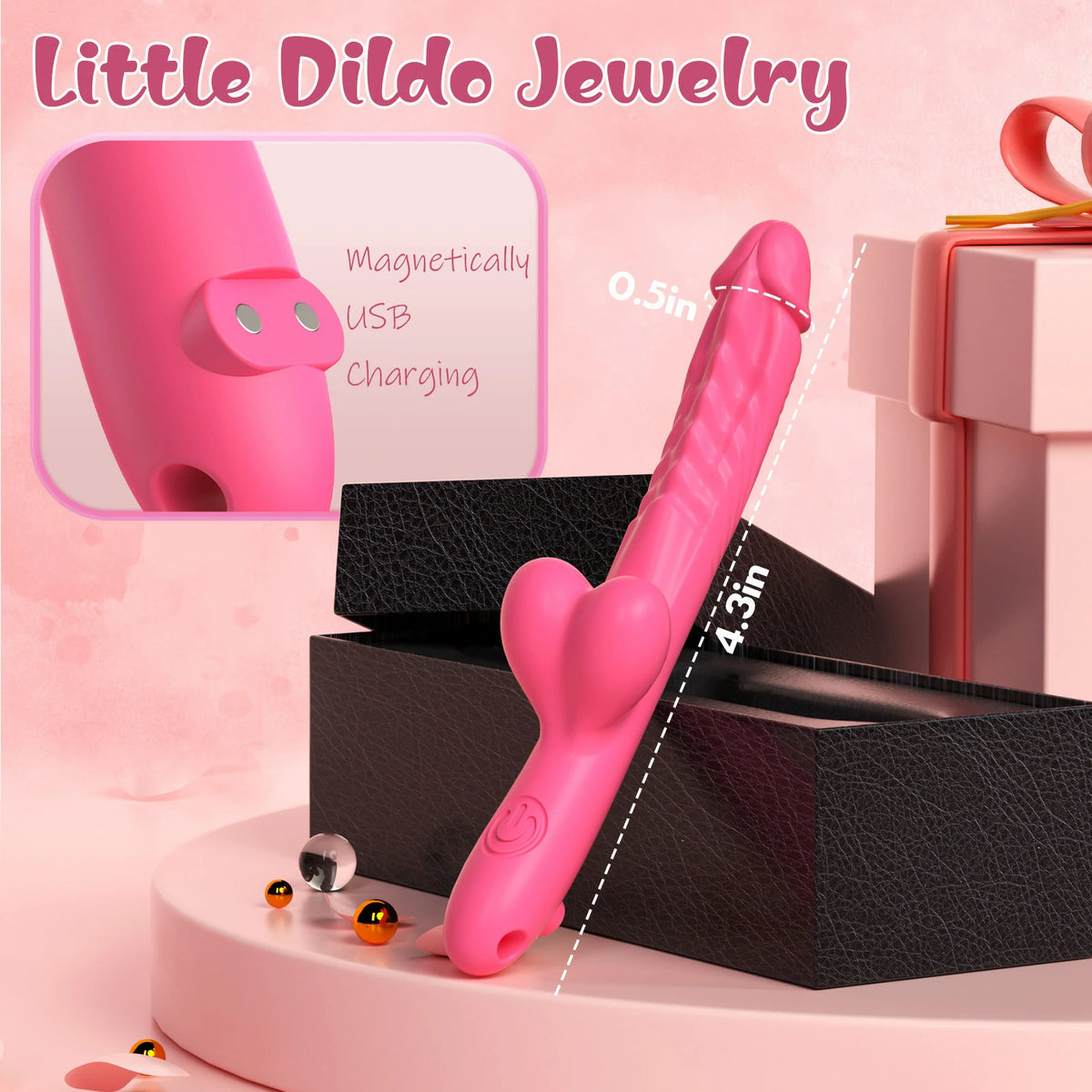 Realistic Dildo Vibrator – Textured Penis-Shaped Design