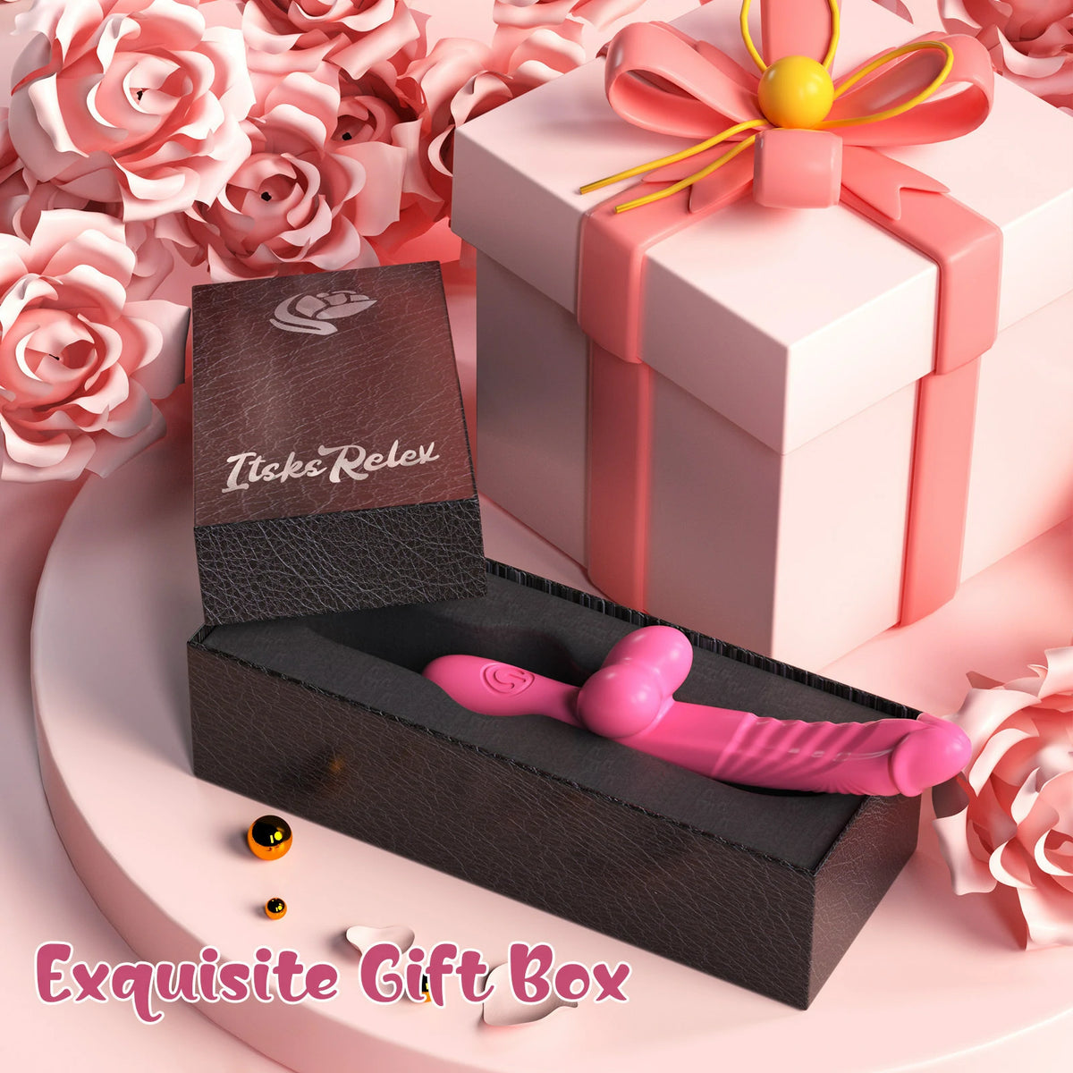 Realistic Dildo Vibrator – Textured Penis-Shaped Design