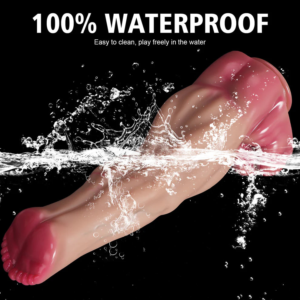 Realistic Fantasy Silicone Muscle Leg Dildo 5 Size