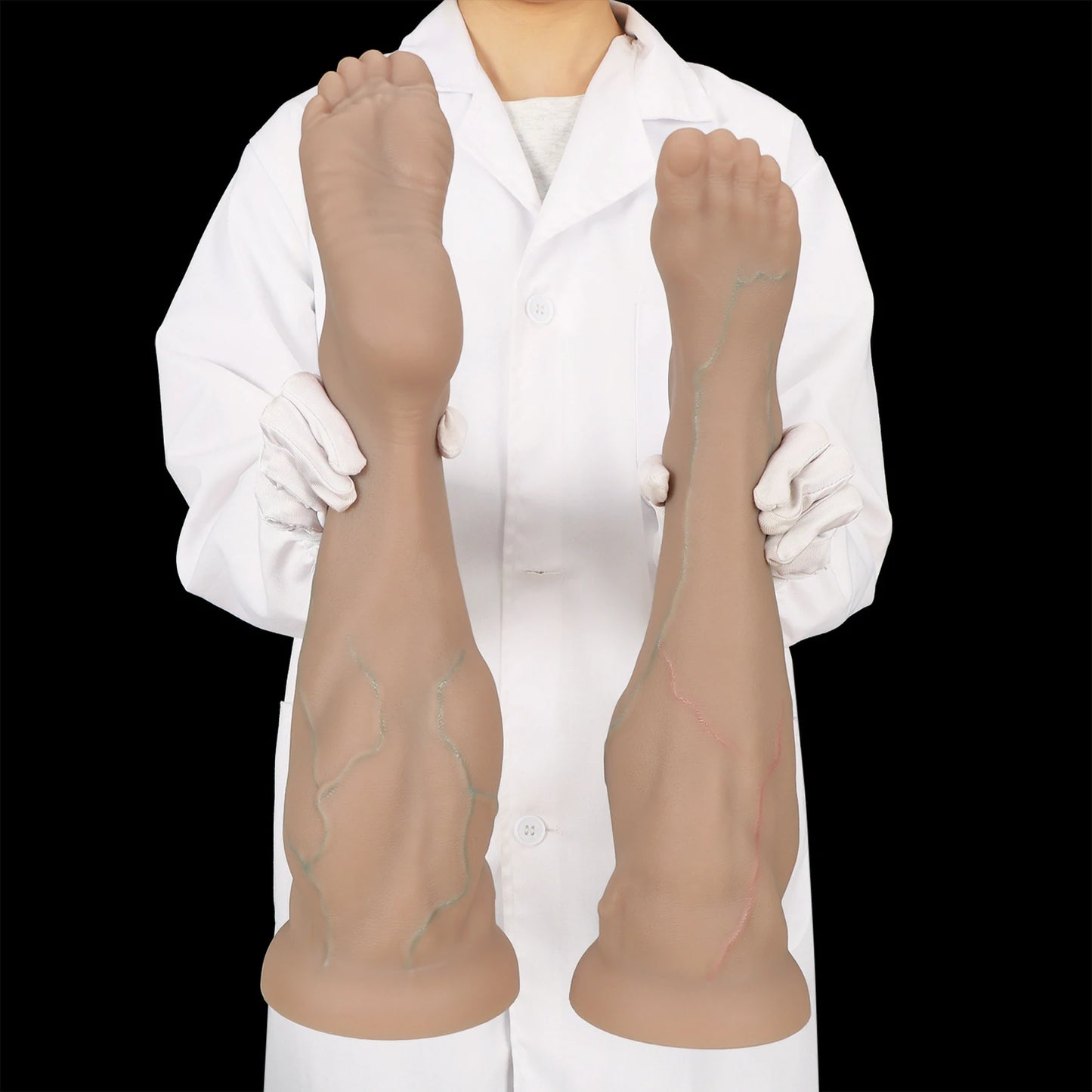 Realistic Foot Anal Dildo With Suction Cup