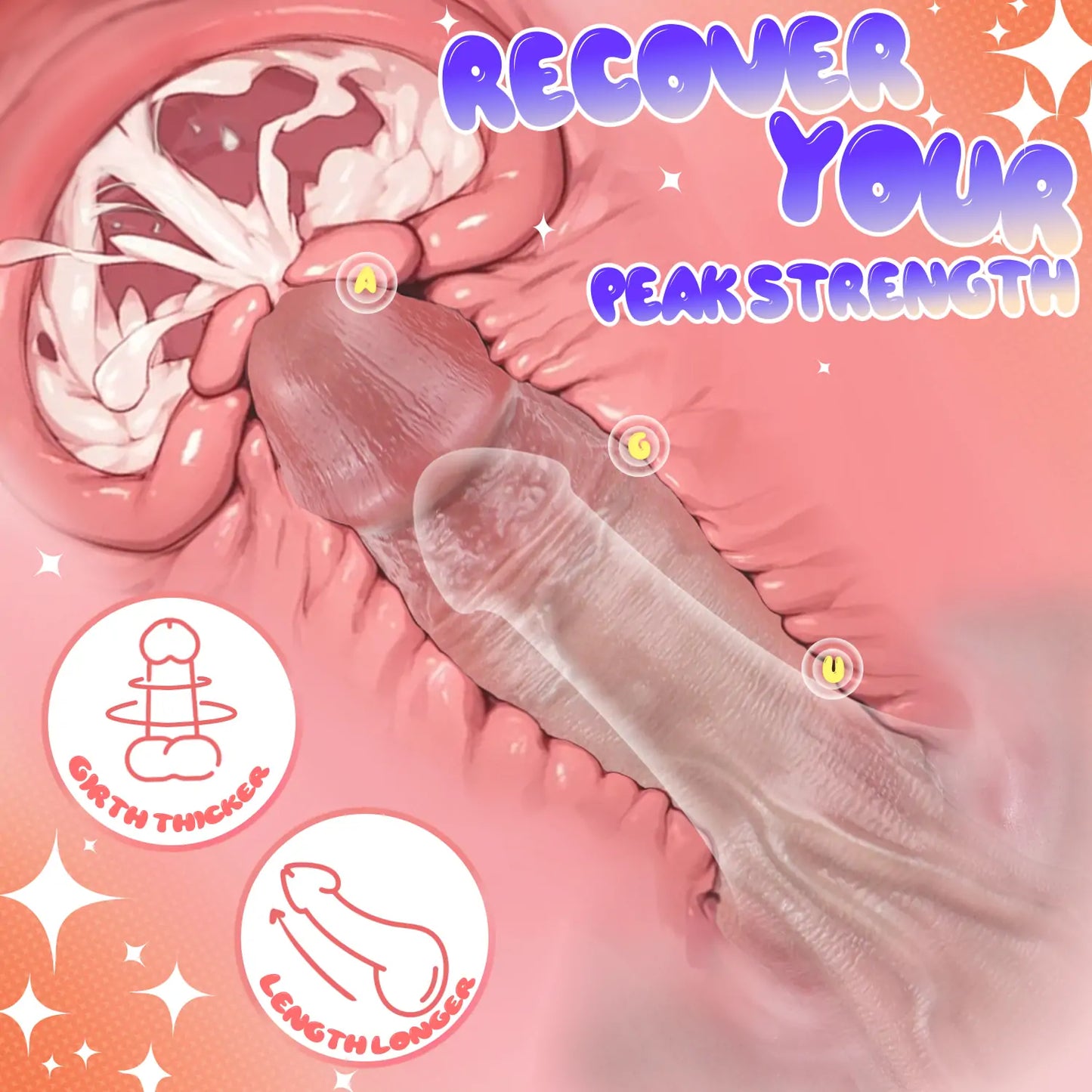 Realistic Hollow Strap-On Silicone Dildo