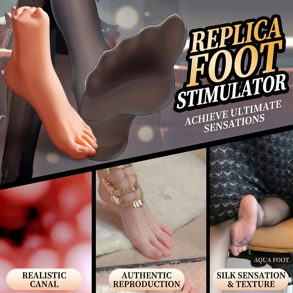 Realistic Mouth & Foot Dual-Channel Masturbator