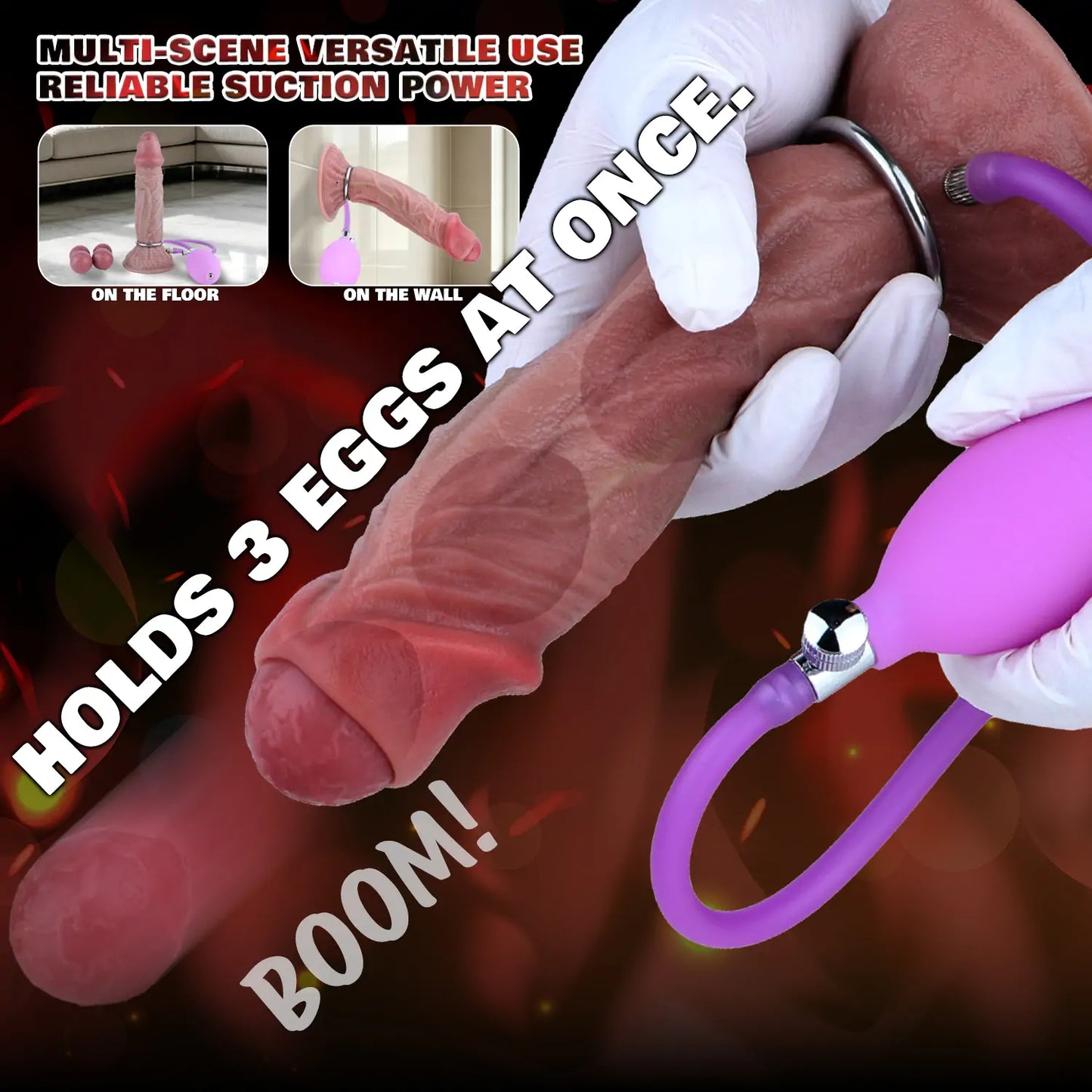 Realistic Ovipositor Dildo with Suction Cup