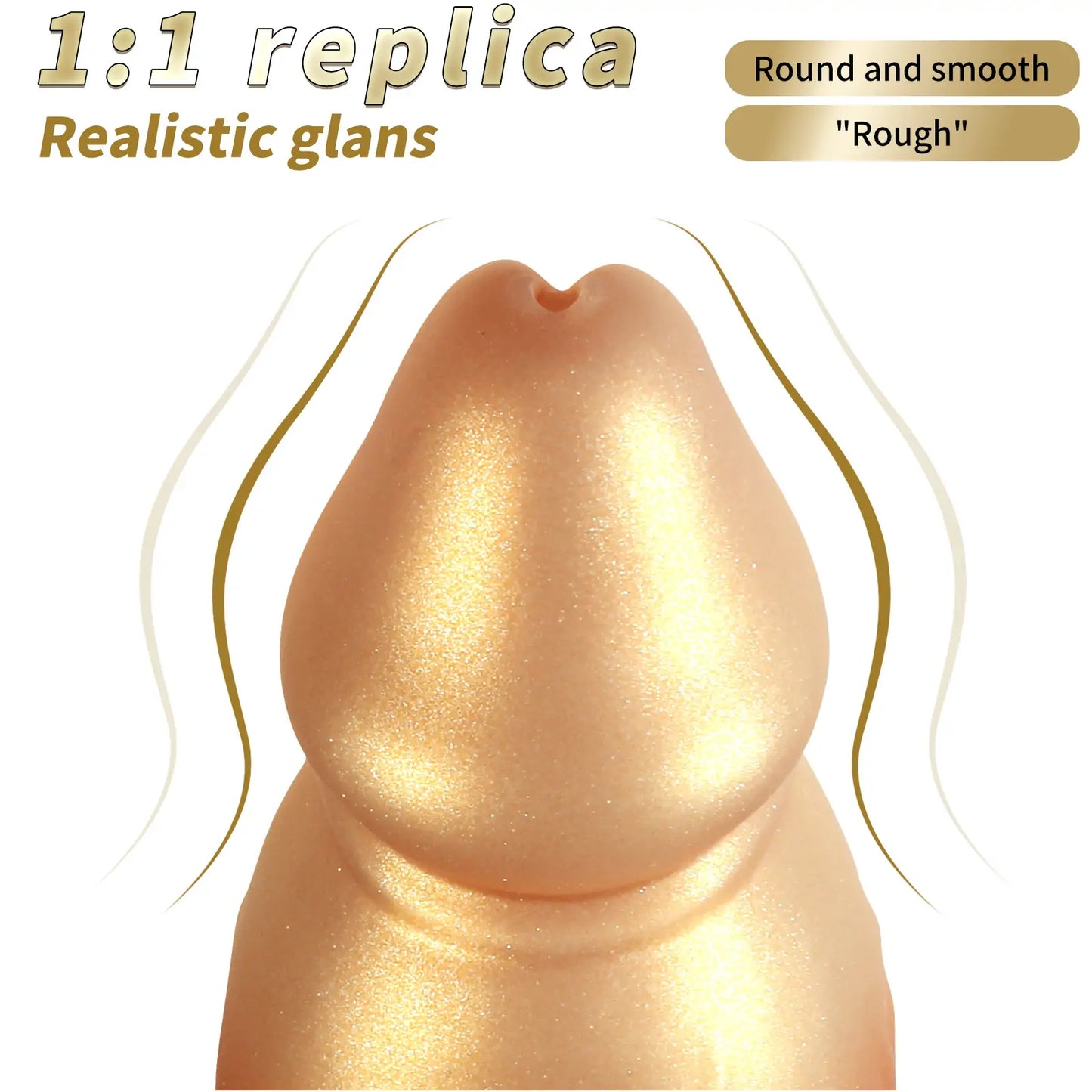 Realistic Penis Head Knot Butt Plug