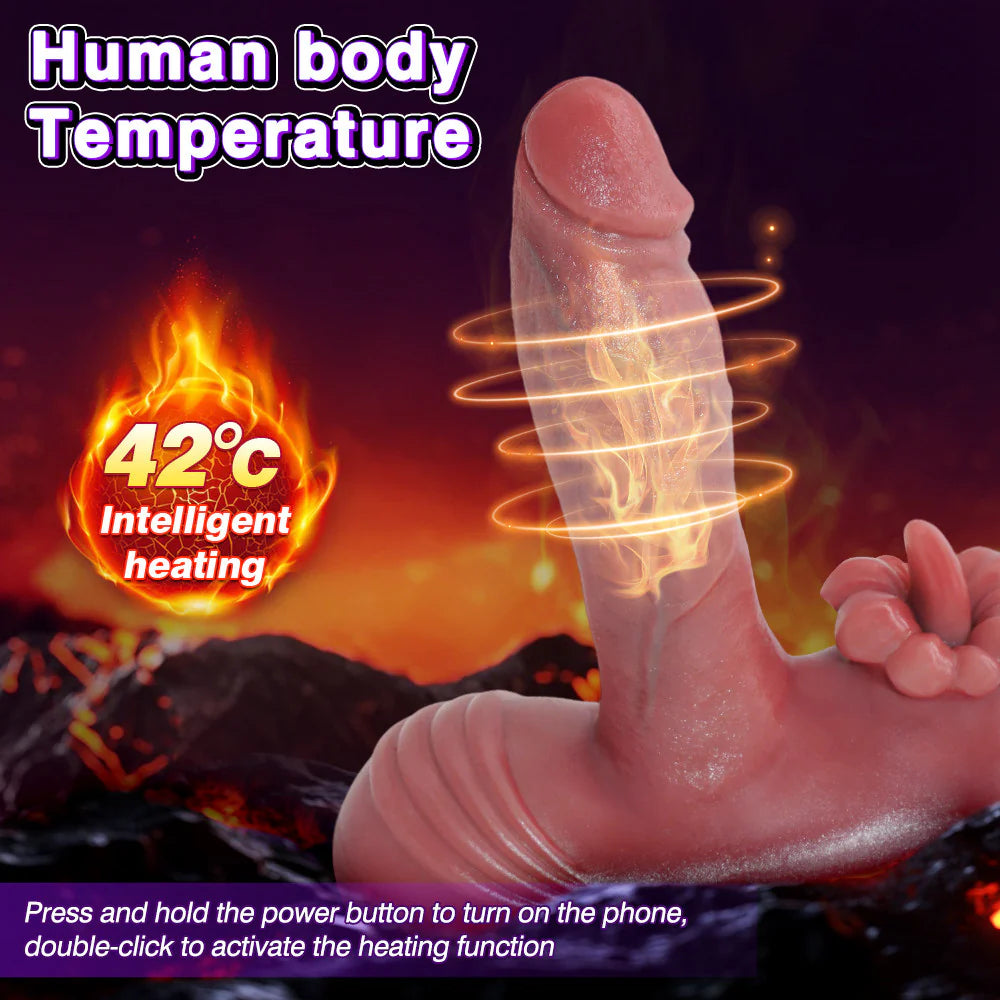 Realistic Ride-On Dildo – Heated Grinder Vibrator