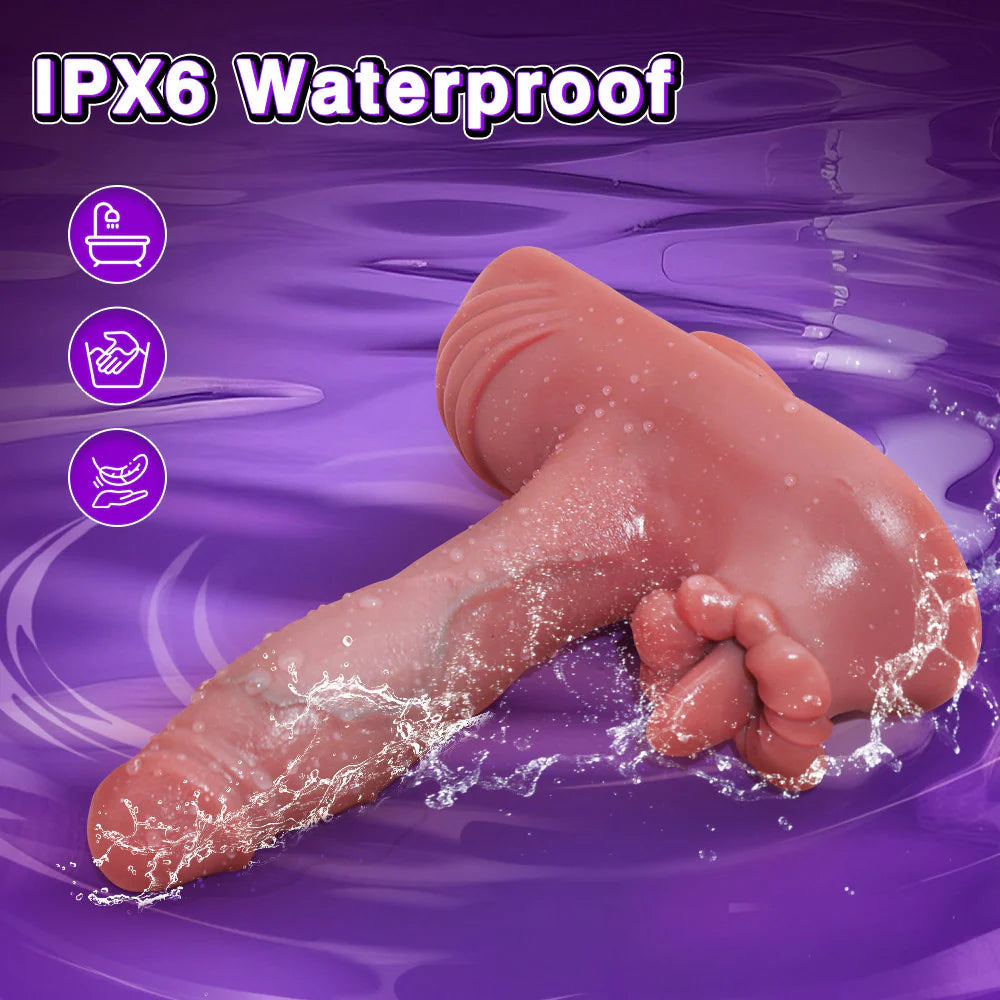 Realistic Ride-On Dildo – Heated Grinder Vibrator