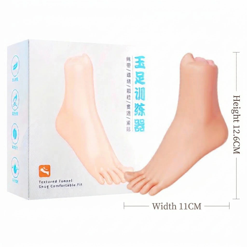 Realistic Mouth & Foot Dual-Channel Masturbator