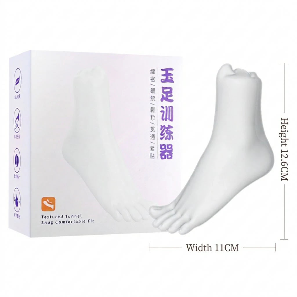 Realistic Mouth & Foot Dual-Channel Masturbator