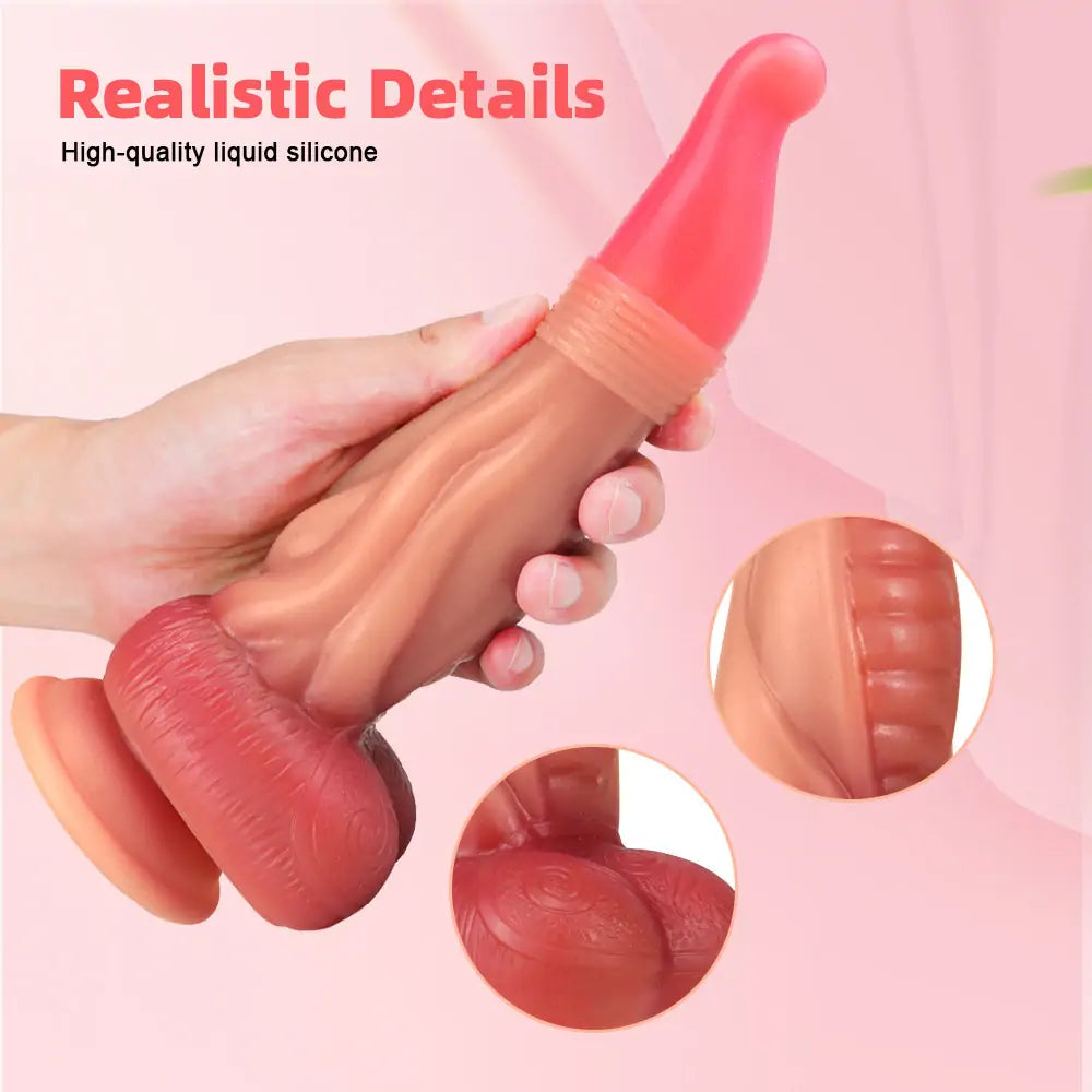 Red Hat Alien Dildo 9.4 Inches