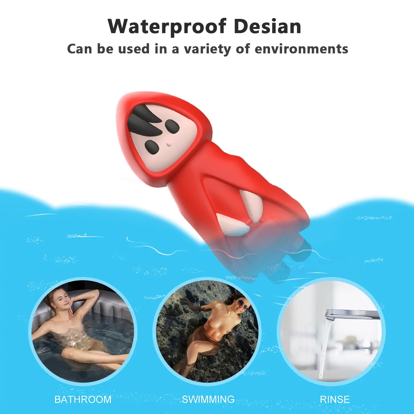 Red Hood Mini Discreet Vibrator