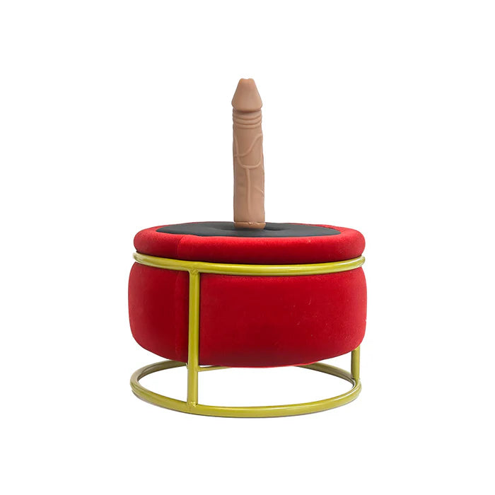 Red Seat Dildo Chair Machine