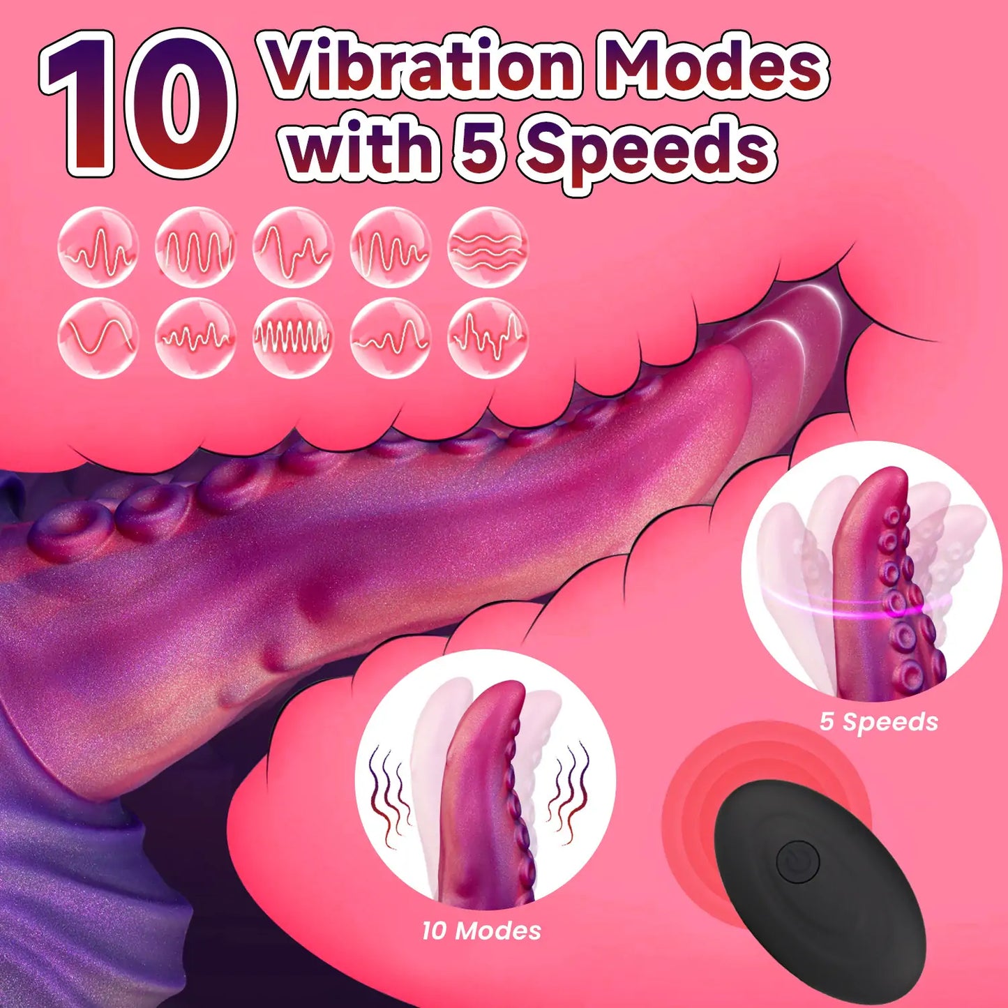 Ride-On Fantasy Tentacle Vibrating Grinder