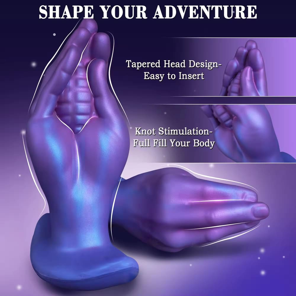 Rook - 7.5 Inch Fantasy Fist Butt Plug - Silicone Anal Toy