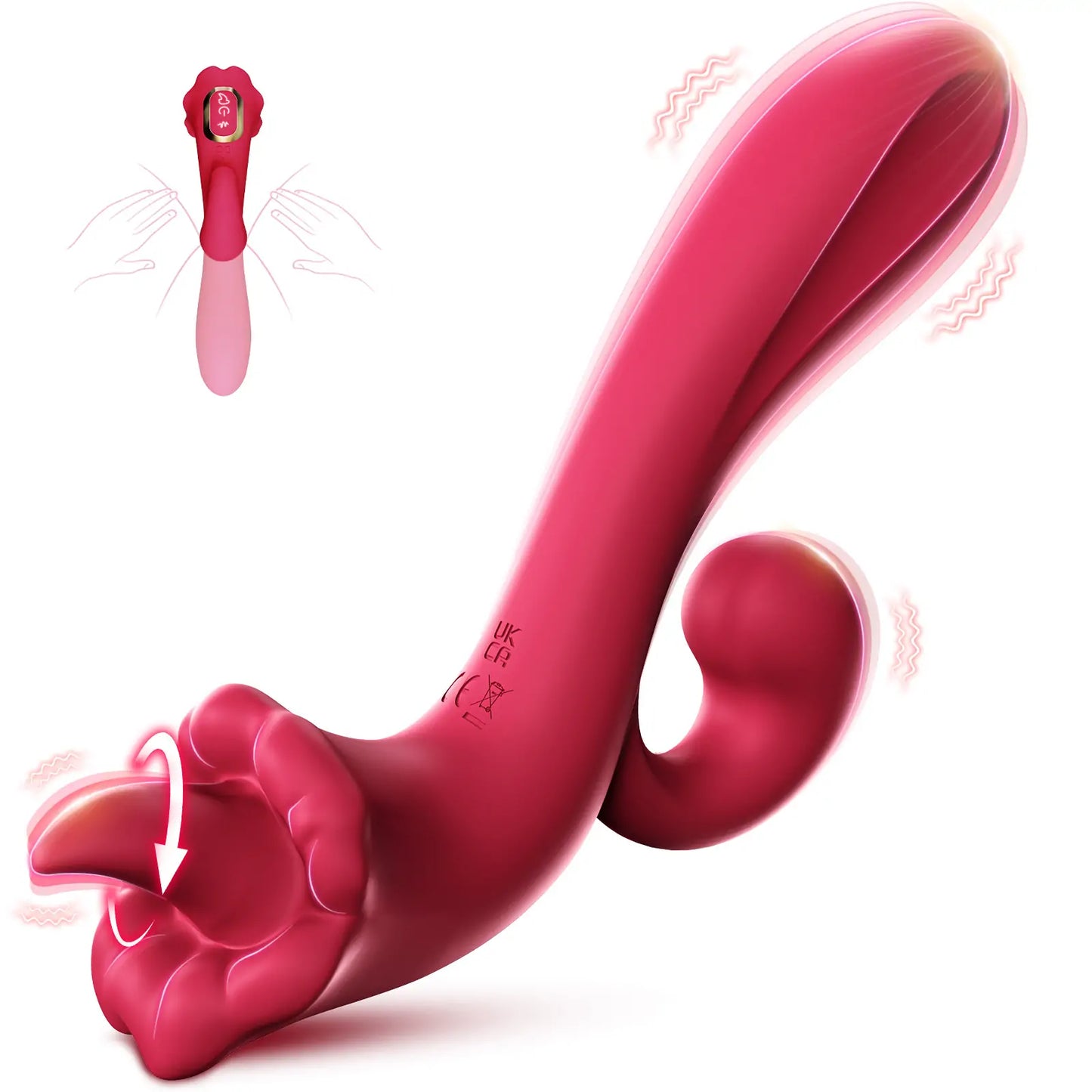 Rose Tongue Clitoral Vibrator