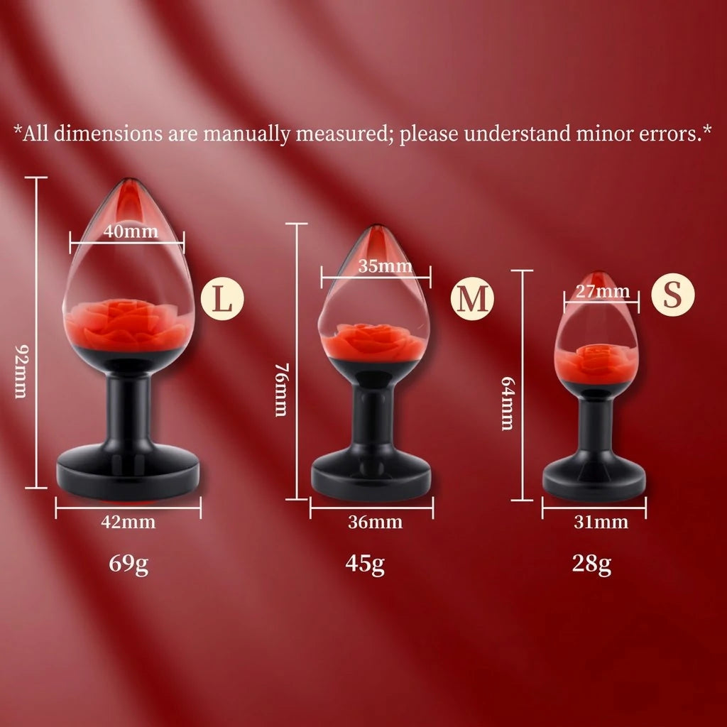 Rose bud – Rose-Shaped Silicone Butt Plug