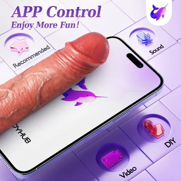 Rosy Vibrating Penis Sleeve APP Remote Controlled