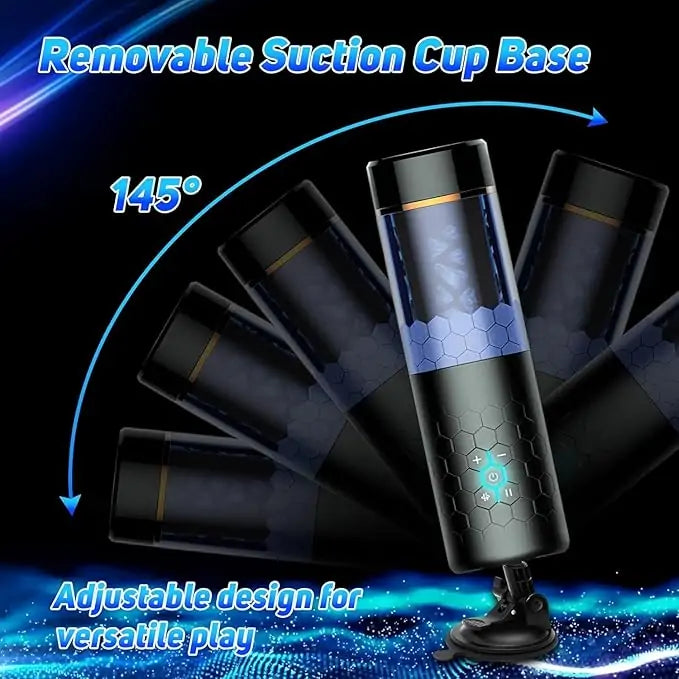 Rotating Telescopic Masturbators with Bluetooth