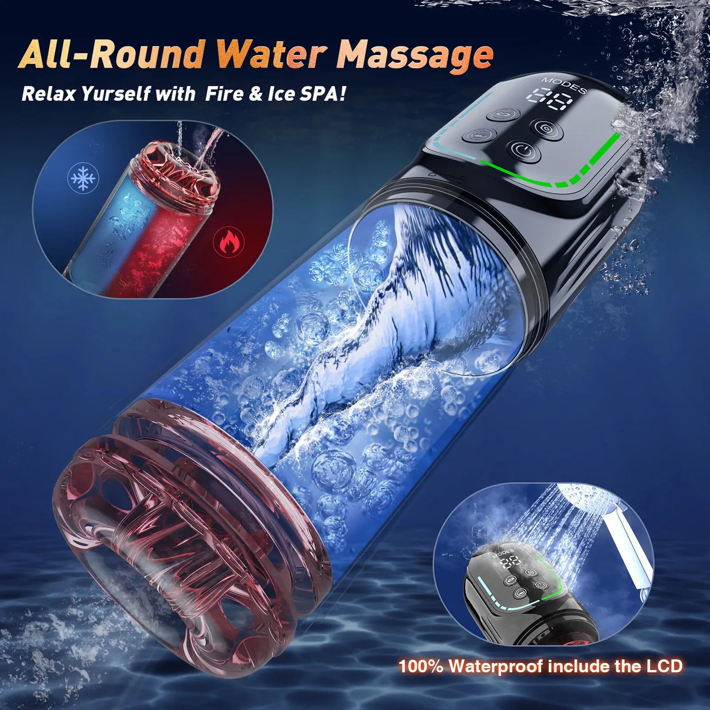 Rotational Suction Vibe Male Masturbator with App