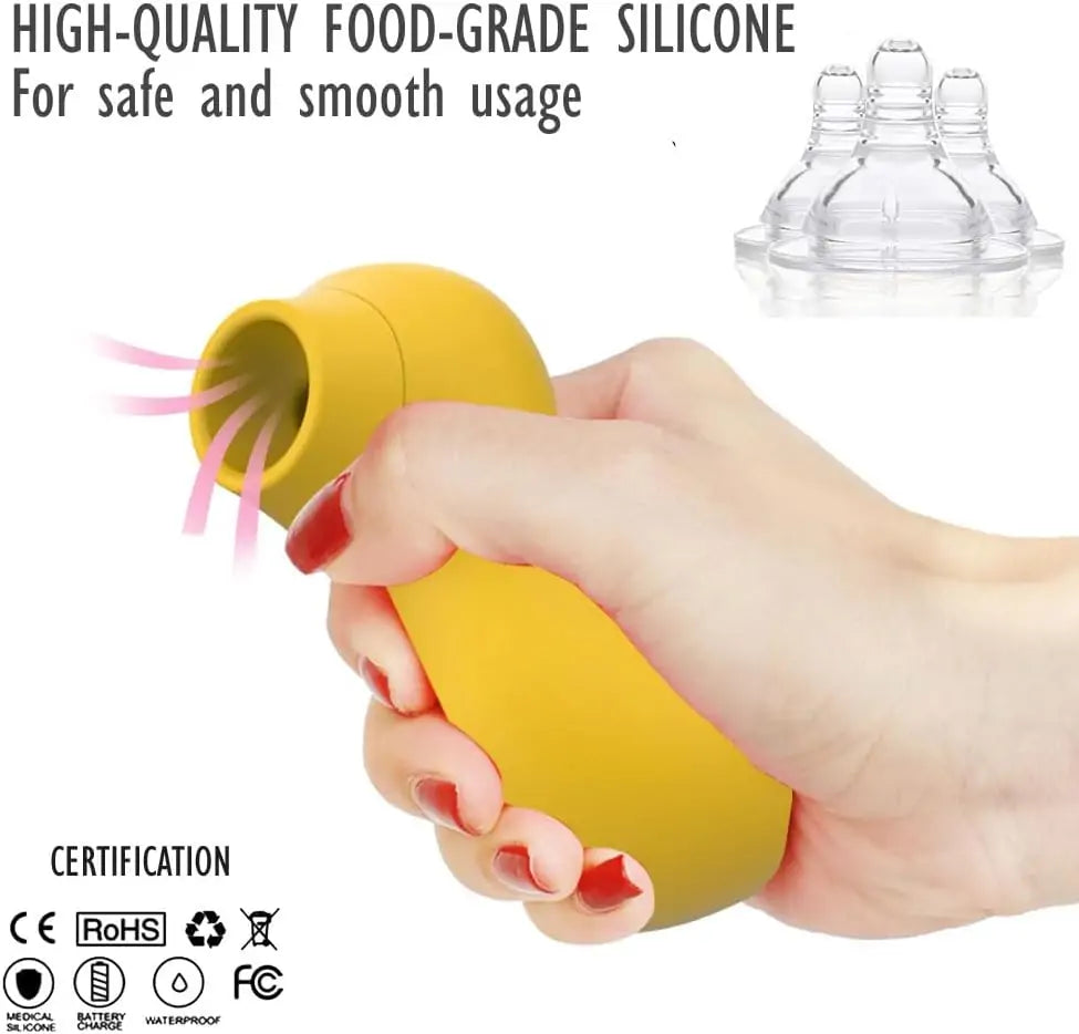 Rubber Duck Vibrator Clitoral Sucking Toy