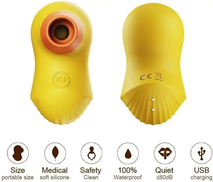 Rubber Duck Vibrator Clitoral Sucking Toy