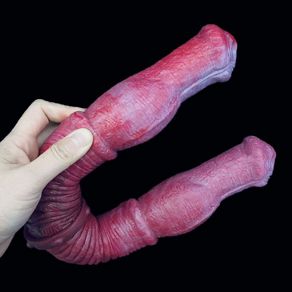 🐎 18.9-Inch OBERON - Huge Double-Ended Horse Dildo