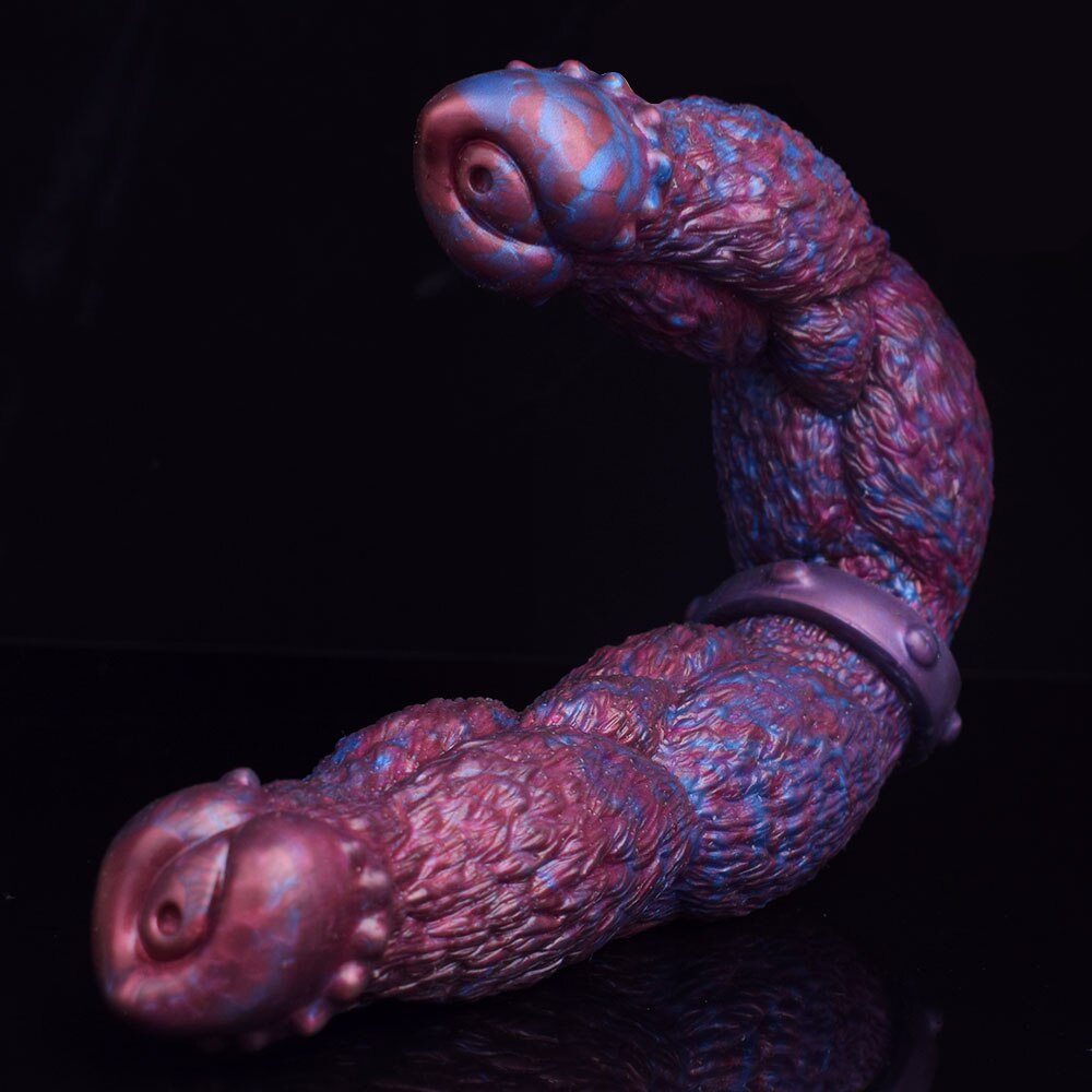 🐎 😈 16.85-Inch ARCTURUS - Thick Ribbed Horse Double Ended Dildo