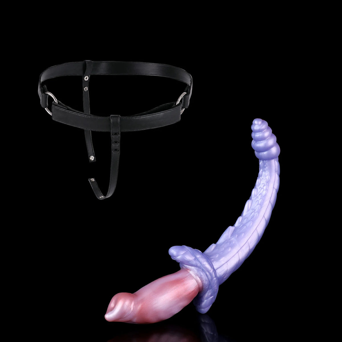 Rattletail Kane – Double-Ended Dragon Dildo with Insertable Vibrator