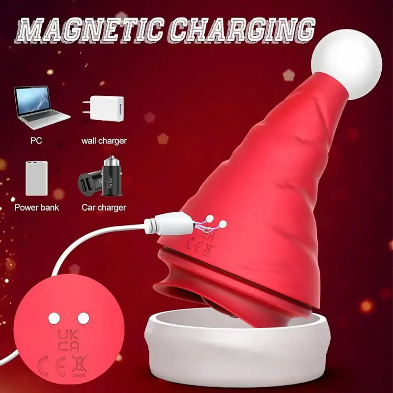 Santa Hat Clitoral Massage Vibrator