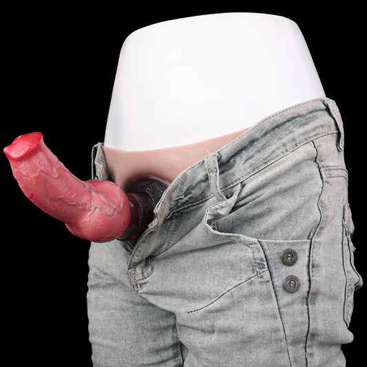 Savage Beast Series – Animal Theme Cock Sleeve Pants