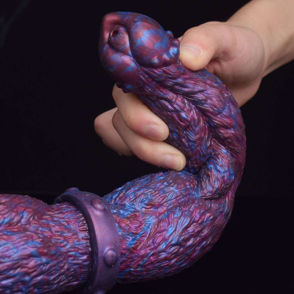 🐎 😈 16.85-Inch ARCTURUS - Thick Ribbed Horse Double Ended Dildo