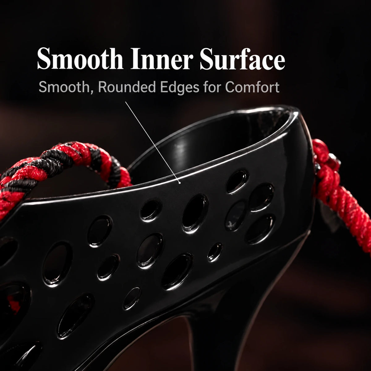 Scarlet Bow Heel – High Heel Chastity Cage
