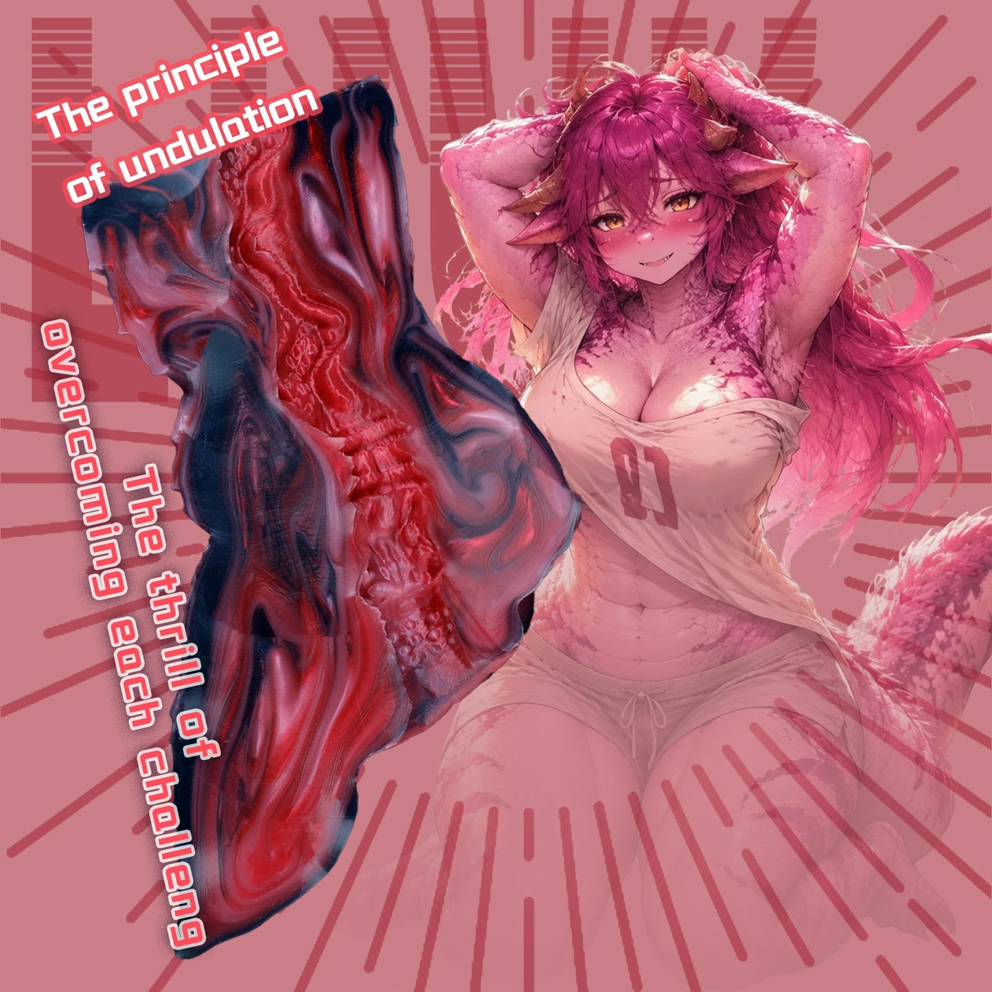 Scarlet Tyrannosaurus Fantasy Pocket Pussy