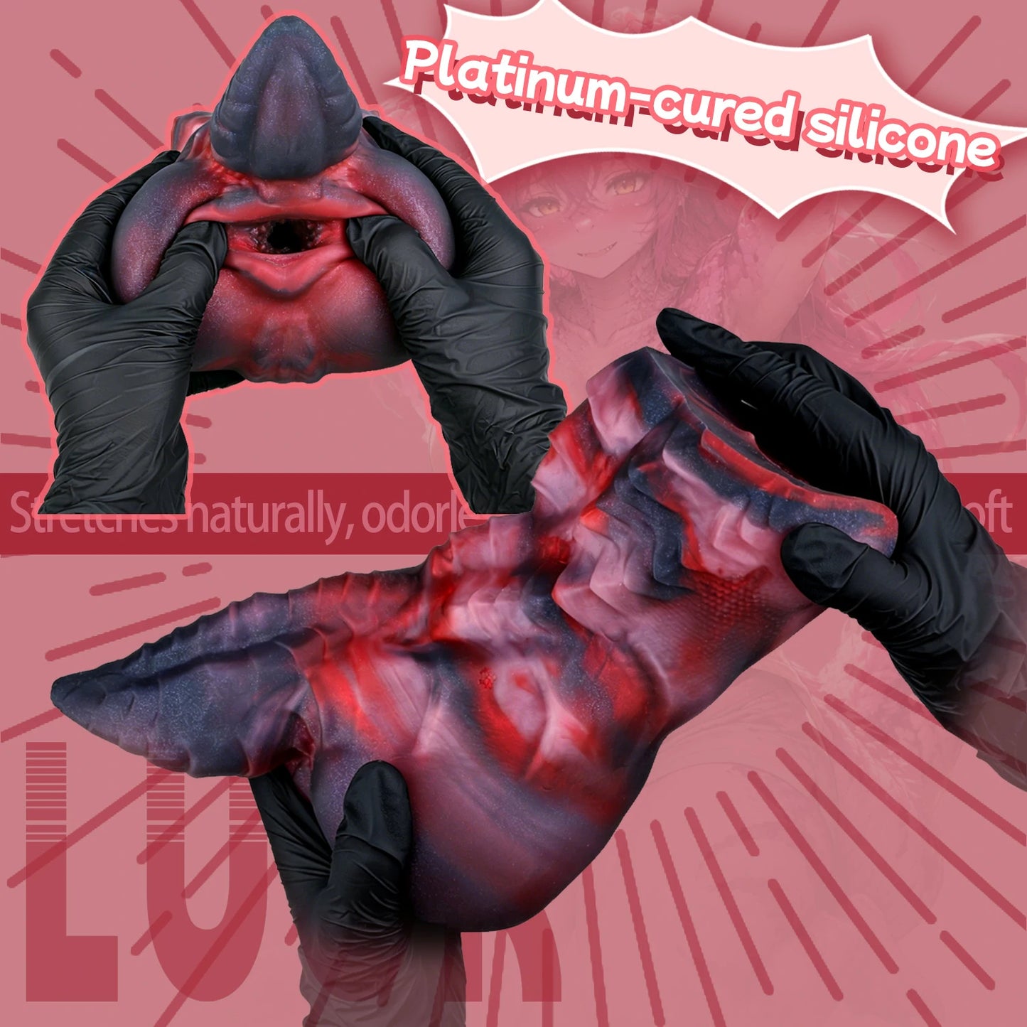 Scarlet Tyrannosaurus Fantasy Pocket Pussy