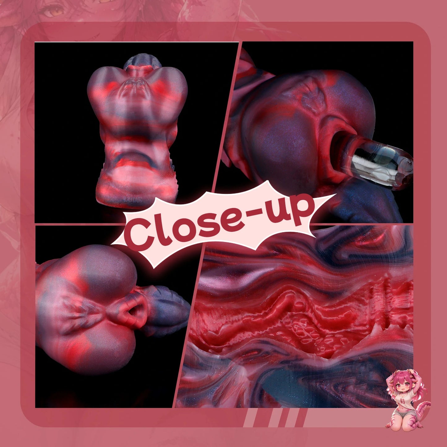 Scarlet Tyrannosaurus Fantasy Pocket Pussy