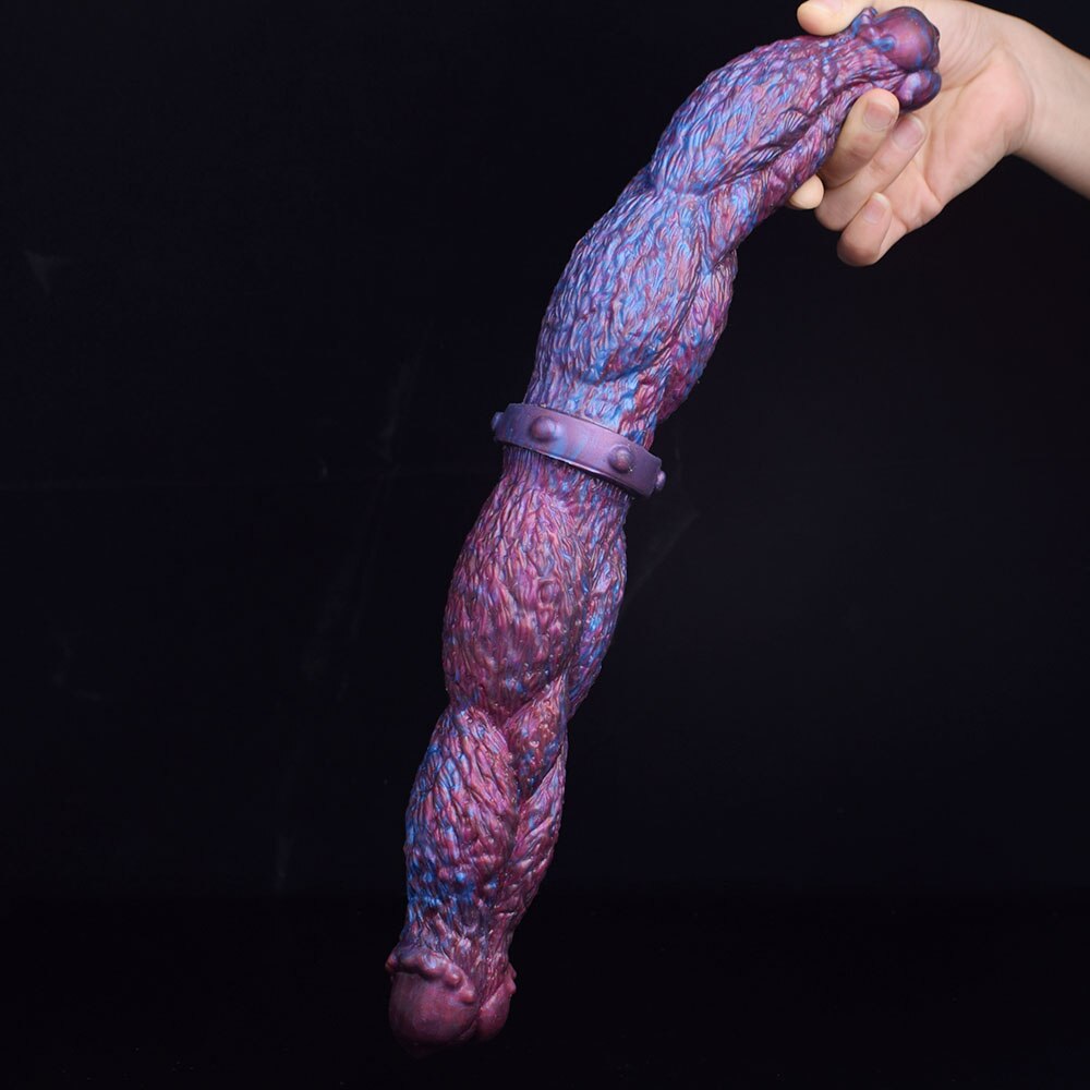 🐎 😈 16.85-Inch ARCTURUS - Thick Ribbed Horse Double Ended Dildo