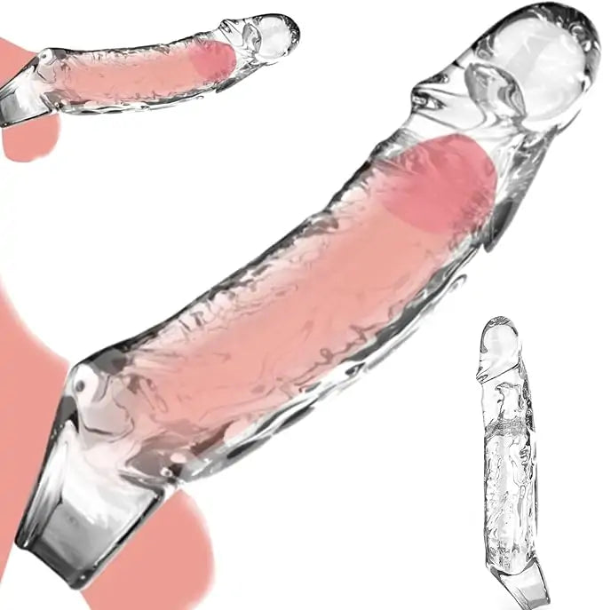 Seamless Penis Extenders - Clear Sleeve