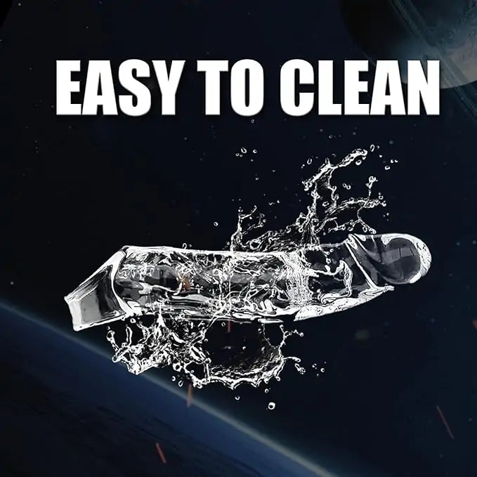 Seamless Penis Extenders - Clear Sleeve