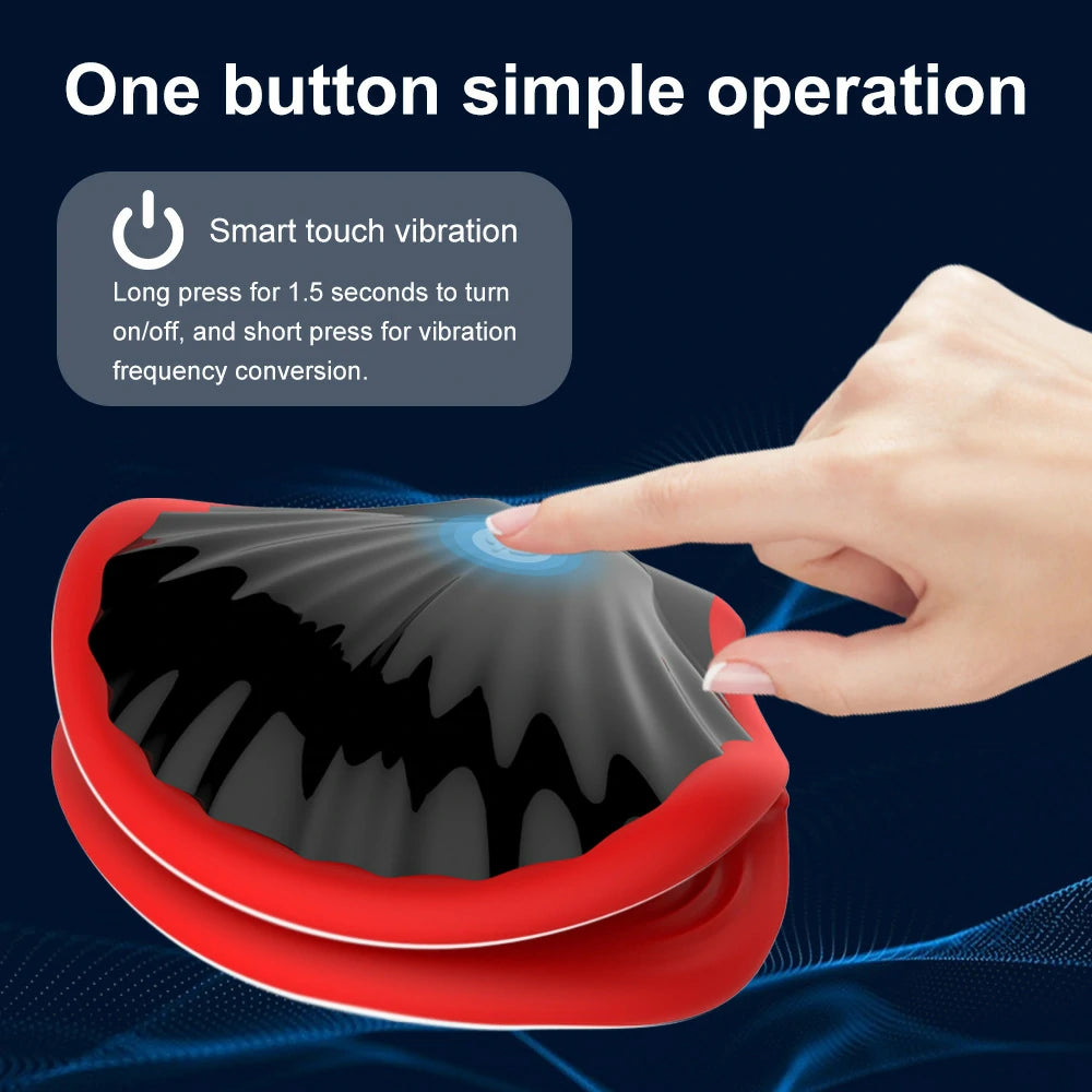 Shell Grip – Clamshell Penis Vibrator