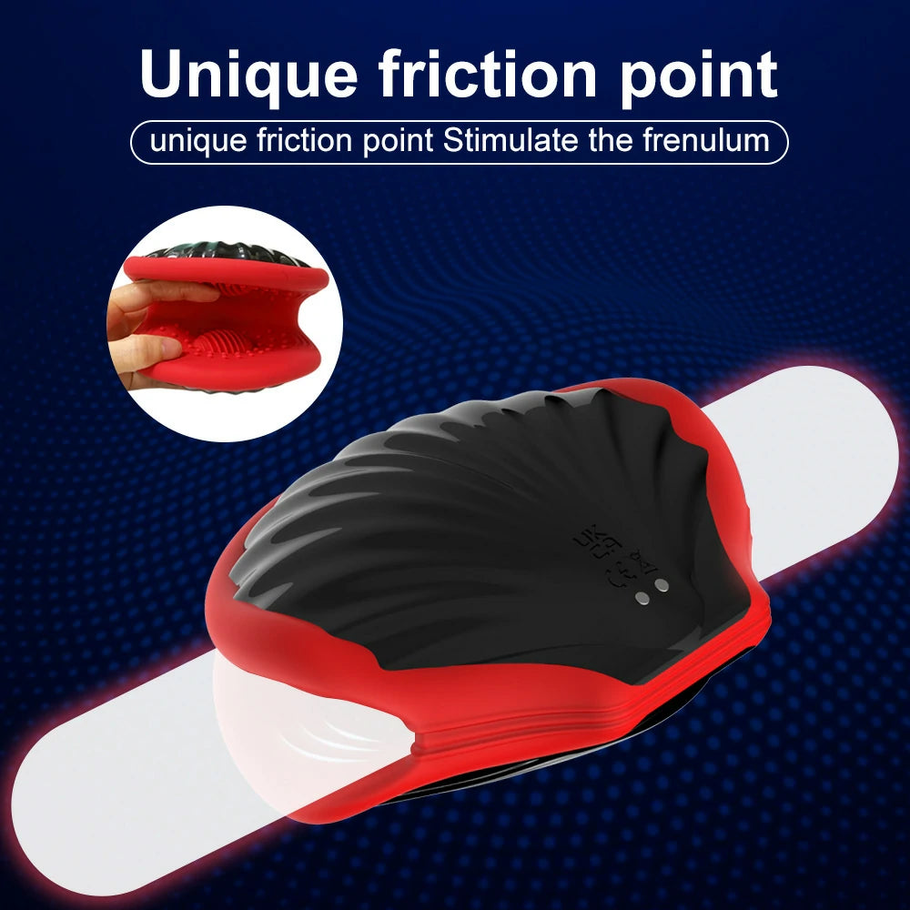 Shell Grip – Clamshell Penis Vibrator