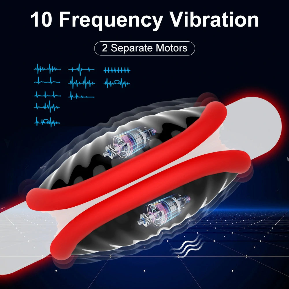Shell Grip – Clamshell Penis Vibrator